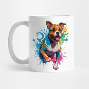 Happy Dog colourful Mug